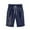 Navy, variant on Ozmmyan Women's Workout Shorts's Summer Printed Casual Loose Pockets Lacing Plus Size Shorts Pants