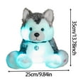 thumbnail image 4 of FANSHAYTTT Glowing Toy Light Up Cuddly Dog Stuffed Toy Baby Soothing Doll With LED Baby Talking Boys Singing And Dancing Kids Push Chicken for Kids with Sound Boy Dolls Baby under 50 Easter Eggs for, 4 of 7