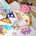thumbnail image 5 of Belanttega 30Pcs Ocean Animals DIY Masks Make Your Own Sea World Animals Masks With Rhinestones Sticker For Party Favors Under The Sea Party Costume Mask, 5 of 7