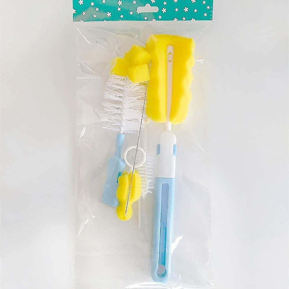 6 In 1 Bottle Brush Cleaner Kit, Cleaning Brush Set For Cups Sports Bottle Baby Bottle Nipple