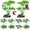 C 10 Pack, variant on 2-Pack Aquarium Decor Fish Tank Decorations 6-inch Betta Fish Tank Plants Leaf Hammock, Artificial Silk Aquarium Plants Betta Tank Accessories, Goldfish, Reptiles Plant Decor Driftwood