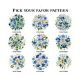 thumbnail image 3 of Spring Forget-Me-Nots Accent Table | Farmhouse Floral Side Table for Patio, 3 of 8