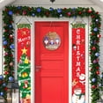 thumbnail image 2 of Christmas Decorations Door Porch Hanging Flags Bedroom Rustic Xmas Banners, 2 of 10