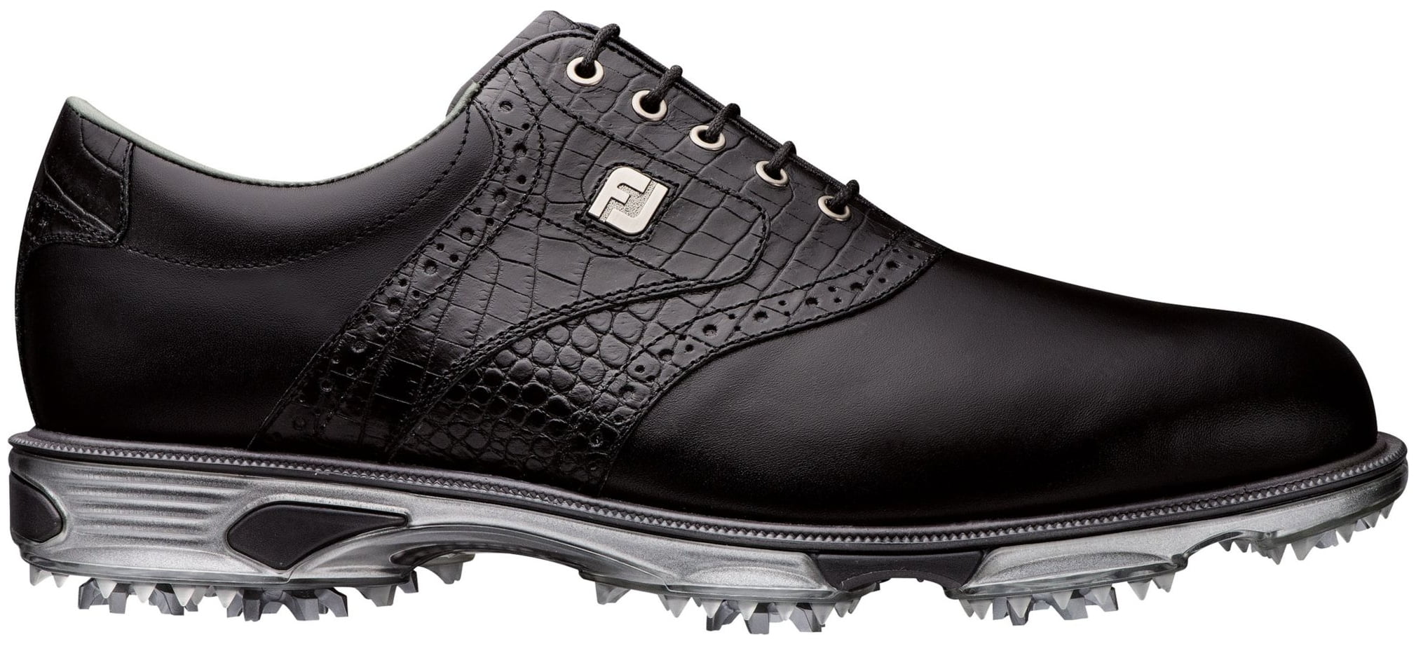 FootJoy DryJoys Tour Saddle Golf Shoes (Black, 13) - Walmart.com