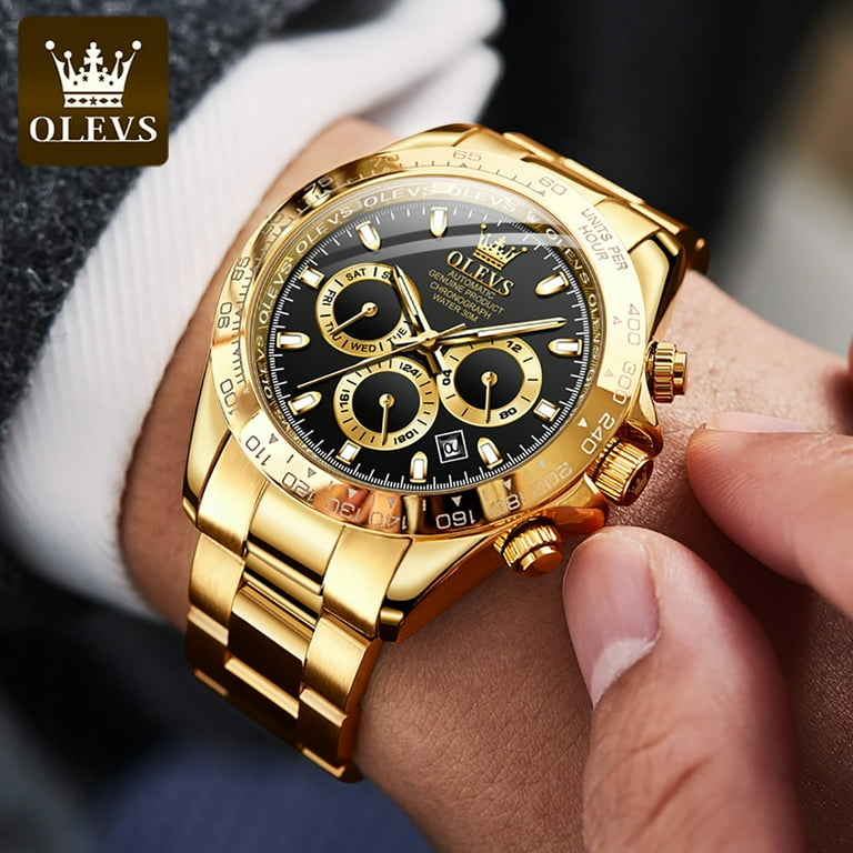 Rolex watch hotsell automatic mens waterproof