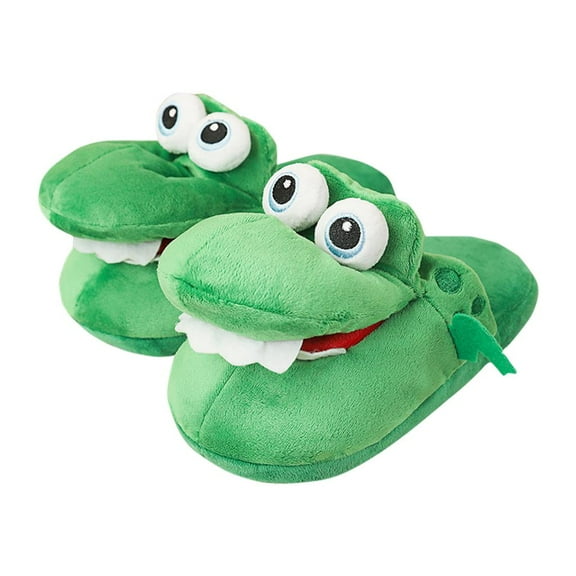 Novelty Winter Warm Slippers Cartoon Indoor Shoes Mouth Slip on 36-37