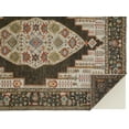 thumbnail image 4 of Feizy Piraj Traditional Bordered, Brown/Yellow/Green, 2' x 3' Accent Rug Stain Water Resistant Pet & Kid Friendly Classic Medallion Design Carpet for Living Dining Bed Room, 4 of 7
