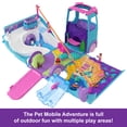 thumbnail image 5 of Polly Pocket Pet Mobile Adventure Playset with Micro Dolls & Transforming Camper Van, Pets & Toy Car, 5 of 8