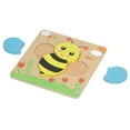 thumbnail image 1 of Rompecabezas educativo ANGGREK de animales de dibujos animados abeja de Madera de pino, 1 of 8