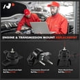 thumbnail image 2 of A-Premium 3PCS Engine Motor Mount and Transmission Mount Kit Compatible with Hyundai Santa Fe 2007 2008 2009, 3.3L, Replace# 218302B650, 2 of 9