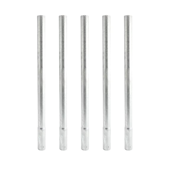 2 ft Long Chain Fence Post Extenders for 1 5/8" Fence Posts (Pack of 5)