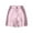 X290-Pink, variant on Women's Ruched Faux Leather Mini Shorts High Waist Sexy Going Out Rave Shorts