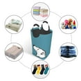 thumbnail image 5 of LNWH Laundry Hamper, Polar Bear Swimming Foldable Laundry Basket With Handles Waterproof, 50L Large Capacity, 5 of 6