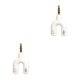 thumbnail image 3 of Methold Tipo de divisor de audio de 3,5 mm Interfaz de conector estéreo conveniente Convertidor de sonido Auriculares para teléfono Accesorios para blanco 2piezas, 3 of 5