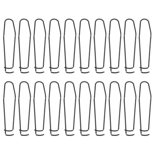 Miangastore Support de Serre Connexion Noir 20 Pcs 3.94x1.18x0.59 Po