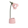 thumbnail image 1 of Pink Flower Desk Lamp With Usb Charging Port, 1 of 5