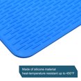 thumbnail image 4 of Silicona Plato Secado Estera 2uds, Antideslizante Calor Resistente Almohadilla Caliente Olla Soporte, Plato Escurridor Estera para Bar Botella Taza Protección-Cielo Azul/Gris, 4 of 5