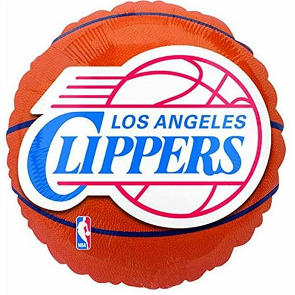 Anagram 77607 Helium La Clippers Flat Foil Balloon