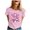 A006-Pink, variant on Caner Shirts for Women Pink Ribbon Graphic Short Sleeve Crewneck Tops Cancer Awareness Inspirational Casual Tees A009-Pink 3XL