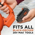 thumbnail image 3 of BLACK+DECKER 20V MAX* POWERCONNECT 2.0 Ah Battery, (LBXR2020APB), 3 of 6