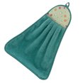 thumbnail image 1 of Bearachild Toalla de mano Coral Terciopelo Paño de cocina Colgando Paño de Toalla Baño Accesorio de cocina Patrón Aleatorio, Verde Type3 NO3 Bearachild HA003403-06, 1 of 6