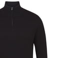 thumbnail image 2 of Henbury Mens Zip Neck Sweatshirt, 2 of 4