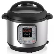 Instant Pot 6 Qt 7-In-1 Multi-Use Programmable Pressure Cooker, Slow Cooker, Rice Cooker, Steamer, Saute, Yogurt Maker And Warmer, Stainless Steel And Black (New Open Box)