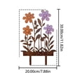 thumbnail image 3 of BUTASY Fleur pour l'Extérieur Résistante aux UV, Rouge Blanc Bleu Fausse Fleur Réaliste pour la Fête de l'Indépendance, le Memorial Day, 3 of 6