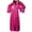 Hot Pink, variant on Women's 2024 Plus Size Soft Long Satin Robes Long Silk Robes Full Length Robes Kimonos Silky Bath Robe Dressing Gowns Black