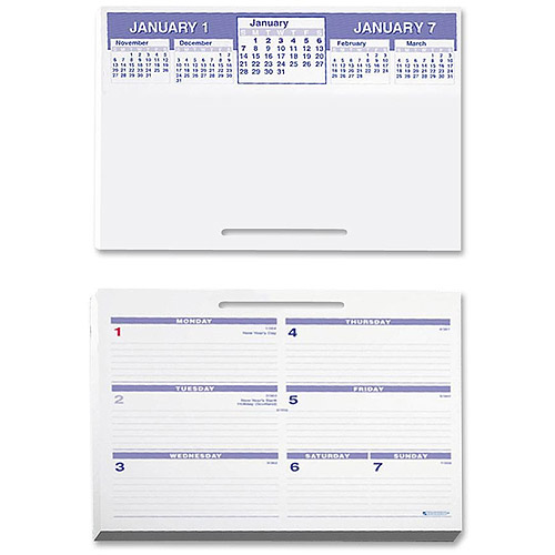 AT-A-GLANCE Flip A Week Desk Calendar Refills - Walmart.com - Walmart.com
