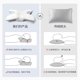 thumbnail image 4 of Almohada para el cuello de rebote lento, almohada para dormir, almohada de espuma con memoria, almohada de mariposa de presión cero, almohada para el cuello, nueva, 4 of 5
