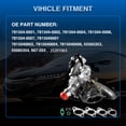 thumbnail image 2 of LOUVEROLA Turbo Turbocharger For Chevy Cruze Sonic Trax & Buick Encore 1.4L 55565353, 2 of 4