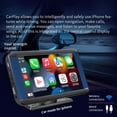 thumbnail image 4 of Riwesomey Automóvil Radio Portátil U Disco 5.0 Encendedor Powered Backup Assist Music Video Photo Dashboard MP5 Player Combinaciones de reproductor de DVD/TV para coche, 4 of 6