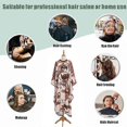 thumbnail image 2 of Skull Barber Cape with Adjustable Metal Clip Colorful Hairdressing Cape for Adults Barber Hair Salon Cape, 2 of 5