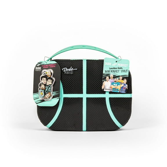 Dude Perfect Lunch Box with Snap Tight Lid, Insulated Lunch Bag for Work or School, Reusable, Durable, and Easy to Clean