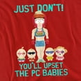 thumbnail image 2 of South Park PC Babies Women's T Shirt,Red, Small, 2 of 6
