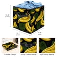thumbnail image 3 of FeBohao Storage Boxes Bins Oxford with Cardboard Medium Foldable Towel Shelf Utility Easy Pocketbook Cubby Toddler Pantry Designs Necessities Personalized Organizer Basket Bananas, 3 of 6