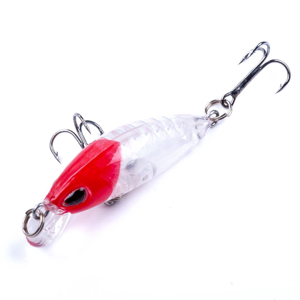 HENGJIA Fishing Lures Swimbait Sinking Minnow Lure Saltwater Jerkbait Lure 6Pcs/kit, 0.07oz/1.57in