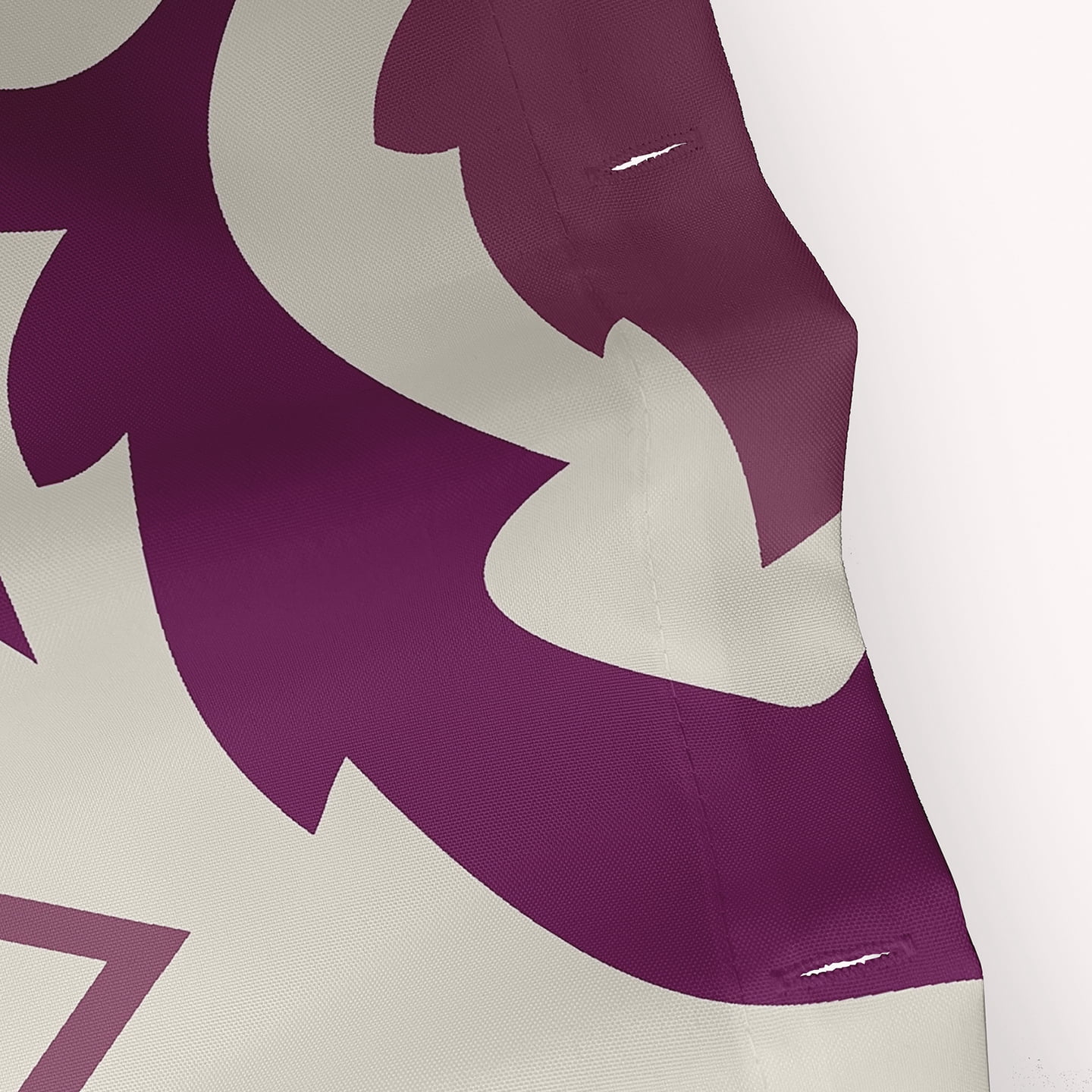 Simply Daisy Bombay 6 Polyester Shower Curtain, Purple