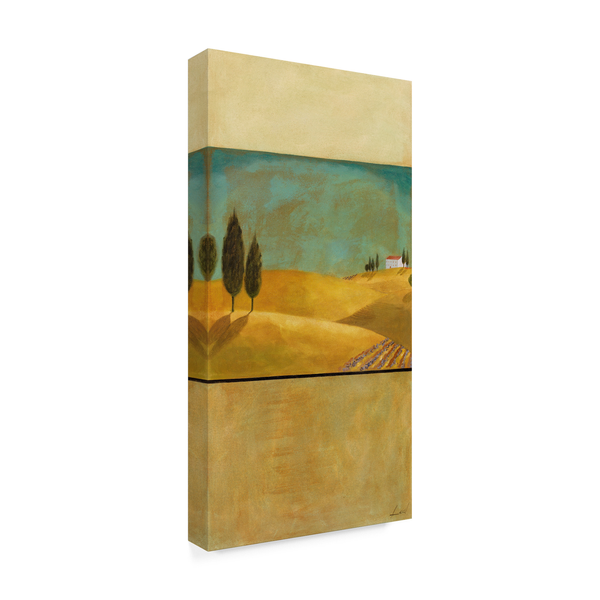 Trademark Fine Art 'Tuscan Landscape 3' Canvas Art by Pablo Esteban