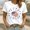 White, variant on MAIHAN 250th Anniversary Usa Shirt American Flag Shirts 250 Years Independence Tee Crew Neck Short Sleeve Summer T-Shirt Funny Tshirts Shirts for Women