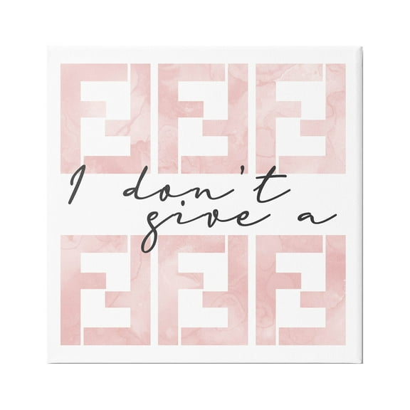 Stupell Industries Glam Fashion Brand Humor Graphic Art Gallery Wrapped Canvas Print Wall Art, Design by Daphne Polselli