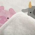 thumbnail image 6 of Cartoon Animals Throw Blanket Cute Farm Animals Pig Cow Horse Sheep Goat Hen Rooster and Barn Decorative Soft Warm Cozy Flannel Plush Throws Blankets for Baby Toddler Dog Cat 30 X 40 Inch, 6 of 6
