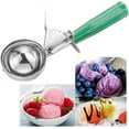 thumbnail image 2 of Ice Cream Scoop with Trigger, Large/Medium/Small Size Cookie Scoop Stainless Steel Cupcake Muffin Scoop Melon Baller Scooper for Families, 2 of 5