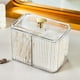thumbnail image 5 of Organizador de cosméticos, caja de almacenamiento de herramientas de maquillaje transparente multiusos a prueba de polvo Claro, 5 of 9