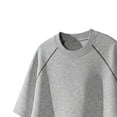 thumbnail image 4 of Bxsruta Men's Casual Raglan Short Sleeve Crew Neck Loose Fit Pullover Top Comfortable Sport Daily T Shirt, 4 of 6