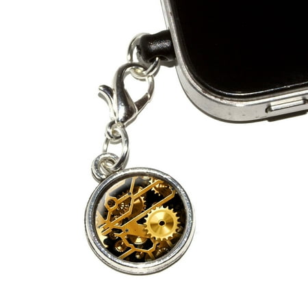 Gears in the Brass Machine Mobile Phone Charm - No.