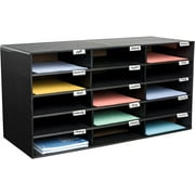 AdirOffice 501-15-BLK Classroom File Organizer, Black