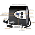 thumbnail image 3 of EPAuto 12V DC Auto Portable Air Compressor Pump w/Digital Tire Inflator and Preset Pressure Shut Off Gauge, LED Flashlight for Compact/Midsize Sedan SUV, 3 of 6