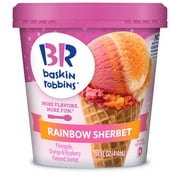 Baskin-Robbins Rainbow Sherbet, 14 fl oz